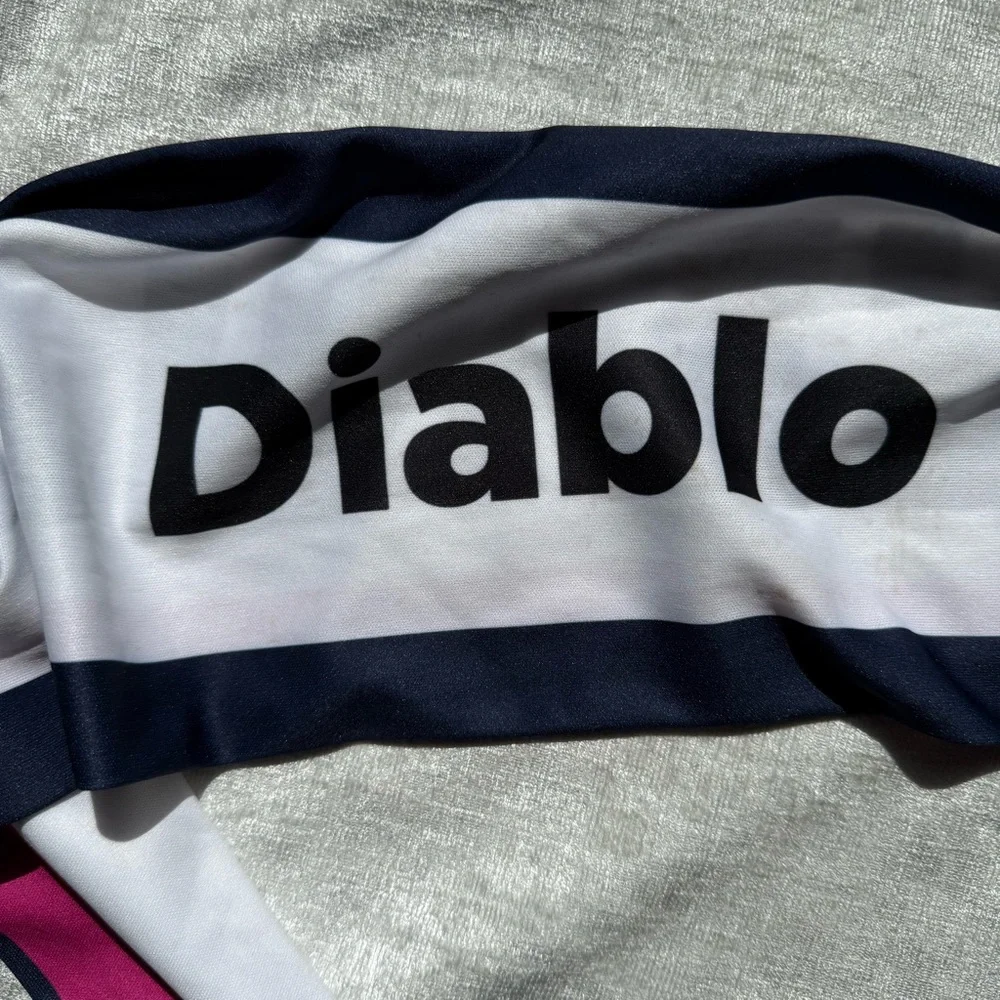 Pink and Black ITINERISUNITE Logo Scarf Bandana Wrap Accessory